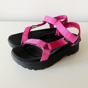 Teva Women Jadito Universal Fuchsia Purple Platform Sandals US 10/EU 41/UK 8